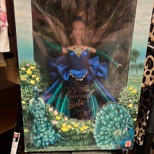 Mattel Peacock Barbie in Blue and Green Ensemble